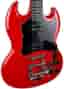 Epiphone SG Bigsby 2007 - Red röd