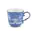 Ginori 1735 003RG00-FTZ700 Handcrafted Oriente Italiano Mug - Pervinca - 14 Floz - Antico Doccia Shape - 3.8 Inches - Porcelain