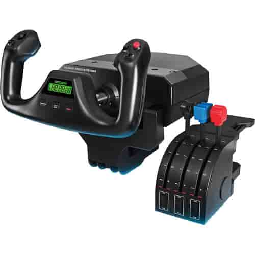 Logitech 945-000023 Wired USB Flight Yoke System - For PC/Mac