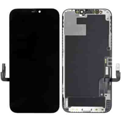 iPhone 12 / 12 Pro Skärm med OLED Display Glas Original Refurbished - Svart
