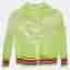 Fendi Neon Green Printed Synthetic Sheer Jacket 9Y