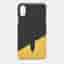 Fendi Black/Yellow Leather iPhone X Cover