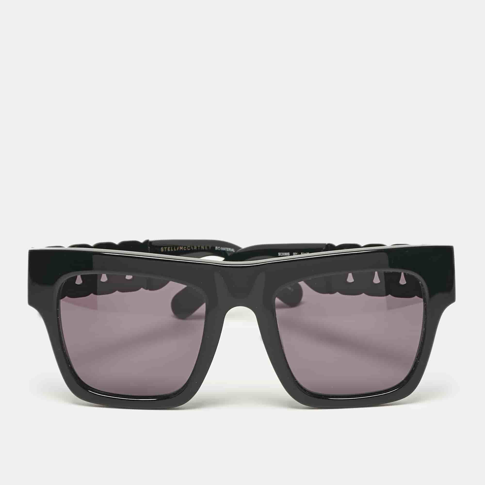 Stella McCartney Black Lorraine Wayfarer Sunglasses