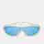 Celine Grey & Blue Mirrored CL40021I Shield Sunglasses
