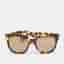 Oliver Peoples Brown Tortoise Brinley Square Sunglasses