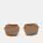 Bottega Veneta Black/Gold Tone BV1047S Square Sunglasses