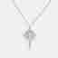 Chanel CC Crystals SIlver Tone Necklace