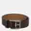 Hermes Etriviere Double Tour Barenia Calfskin Leather Men's Bracelet