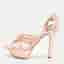 Sergio Rossi Rose Gold Leather D'orsay Pumps Size 36.5