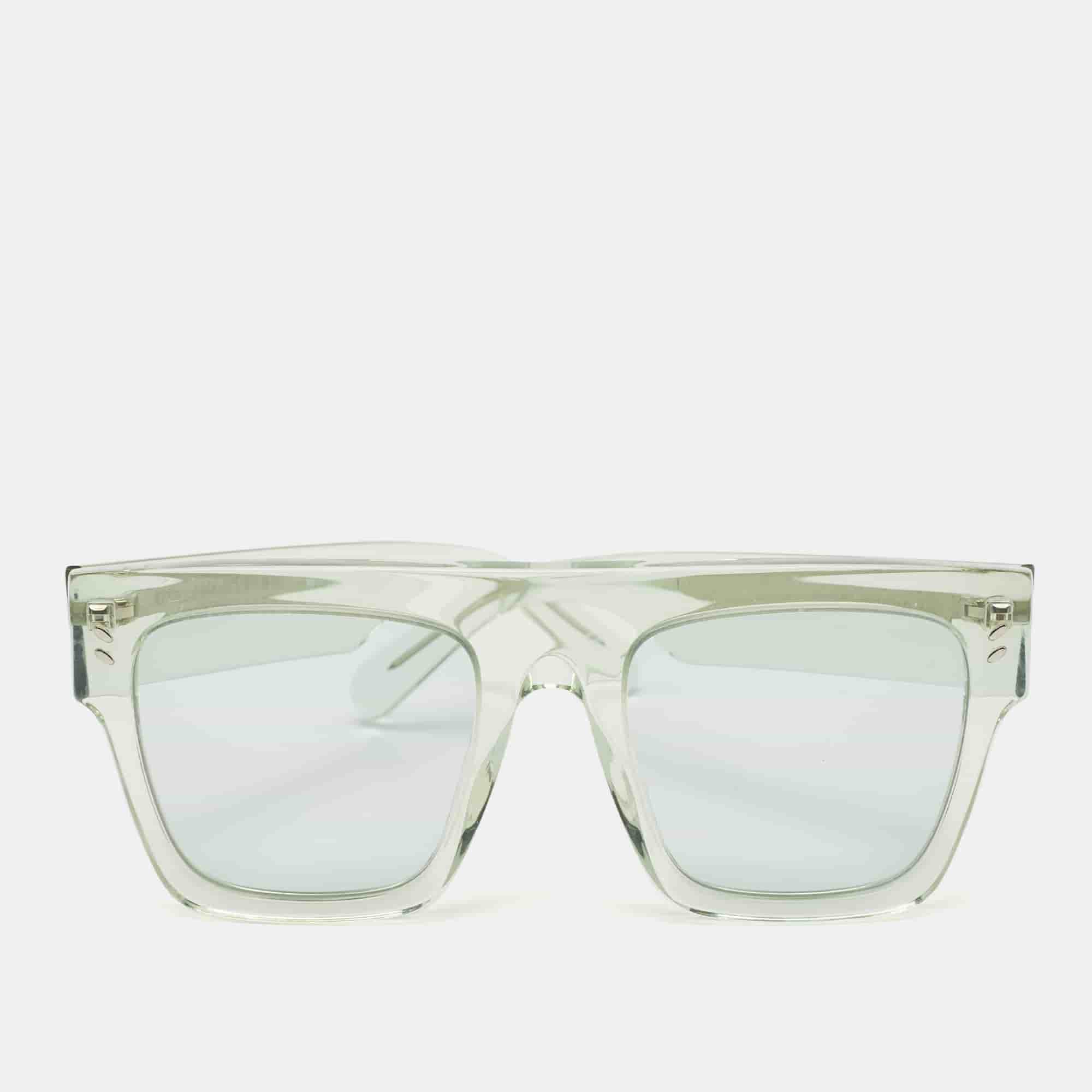 Stella McCartney Light Green SC0119S Square Sunglasses