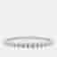 14K White Gold Round Lab Grown Diamond Four Prong Box Tennis Bracelet (8 ctw)