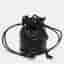 Alexander McQueen Black Leather The Soft Curve Drawstring Bucket Bag