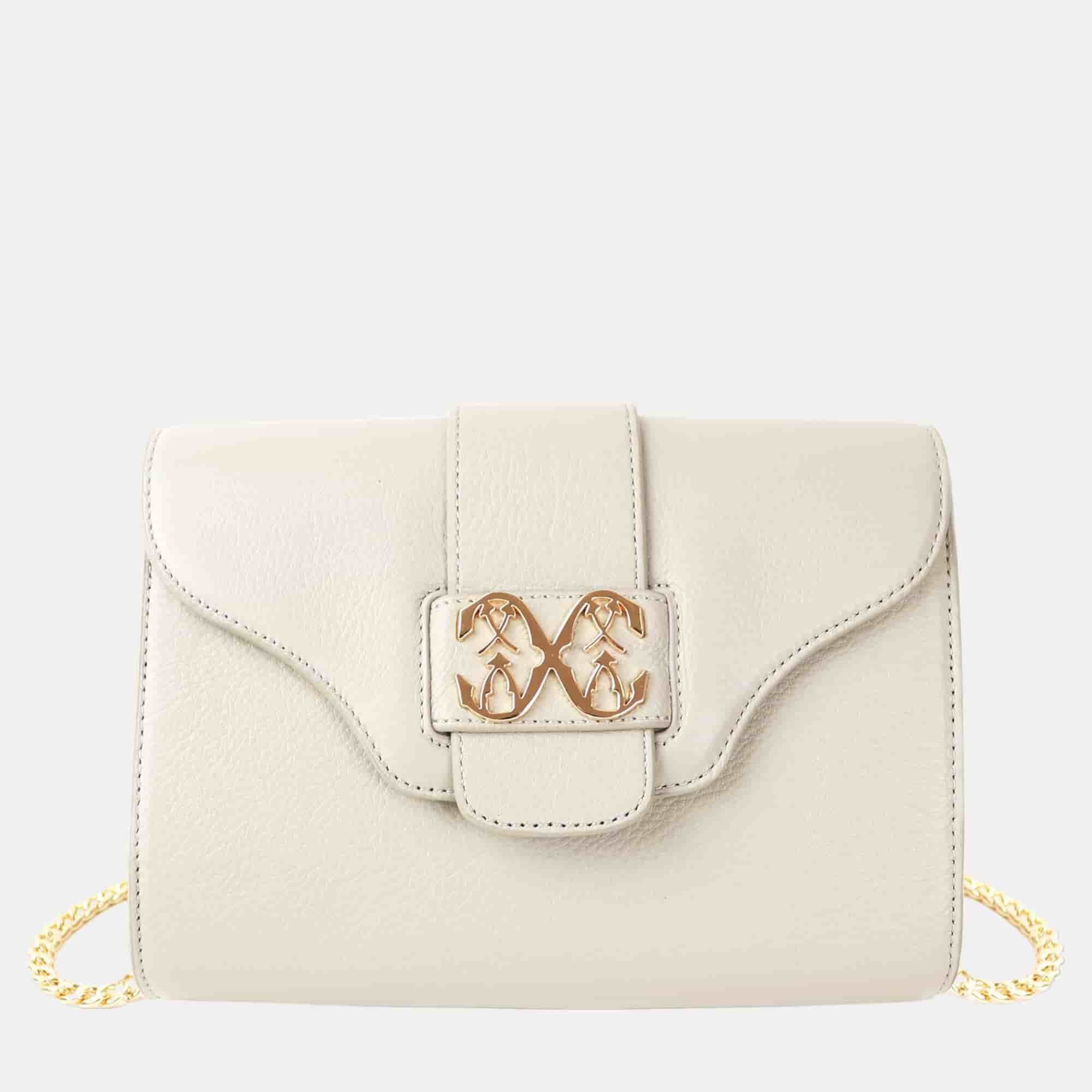 Charriol Cream Leather Marie Olga Crossbody bag