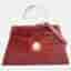 Charriol Laetitia Bordeaux Croc Embossed Leather Crossbody Bag