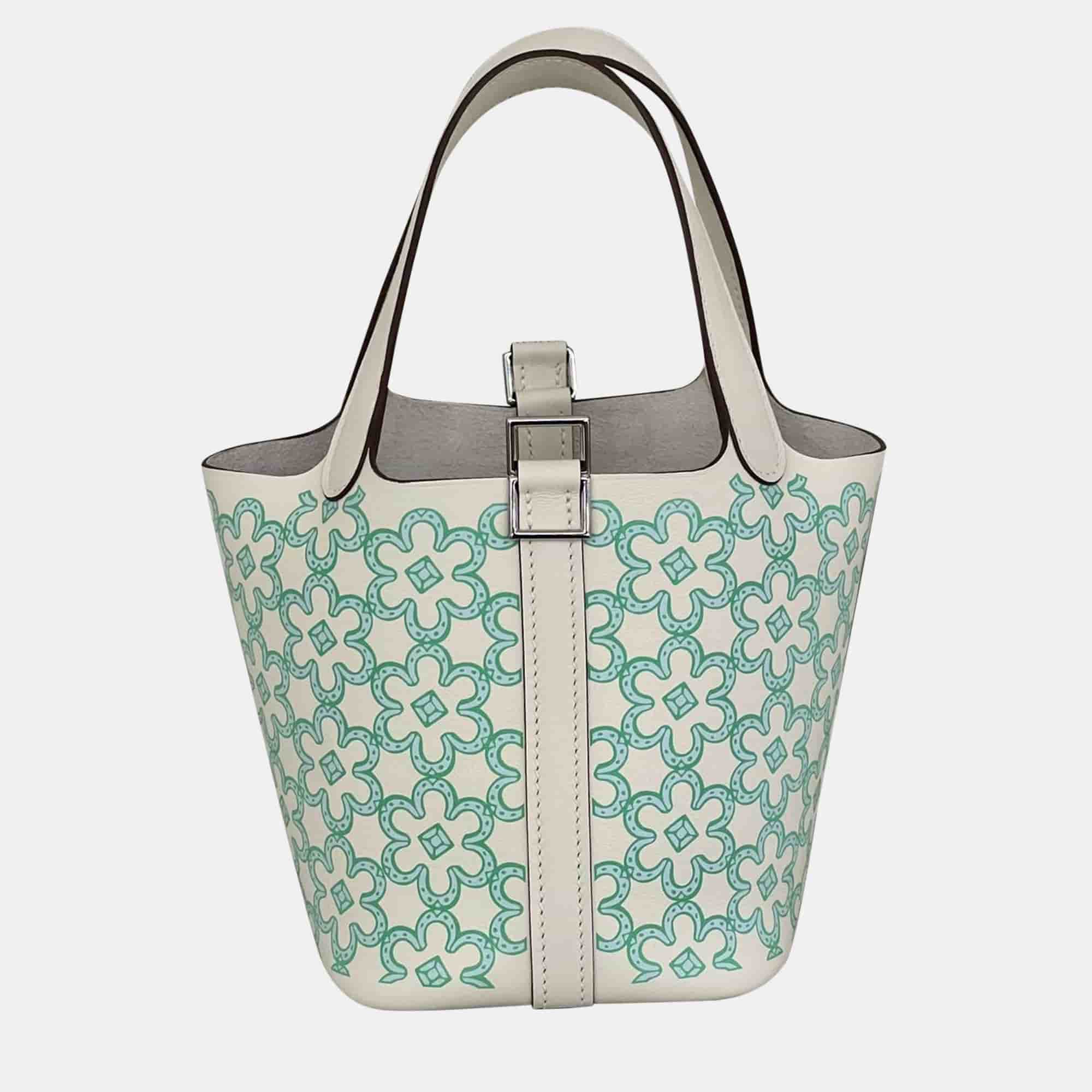 Hermes Nata Lucky Daisy Swift Micro Picotin Lock 14 Handbag