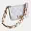 Chanel White Lambskin Candy Chain Flap Bag