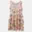 Ermanno Scervino Junior Pink Sequin Crepe Sleeveless Dress 6 Yrs