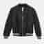 Philipp Plein Junior Black Nylon Zip-Up Jacket 10 Yrs