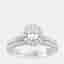 14K White Gold  Lab Grown Diamond Bridal Set (1 cts)