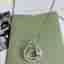 Van Cleef & Arpels 18K White Gold Contes d'Hiver Full Diamond Pendant Necklace