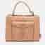 Tom Ford Beige Python Small T Twist Top Handle Bag