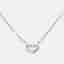 Cartier C de Cartier Heart 18k White Gold Necklace