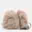 Prada Blush Pink Fox Fur and Python Leather Crossbody Bag