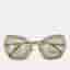 Dolce & Gabbana Grey/Gold Tone DG2204 Logo Butterfly Sunglasses