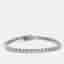 5.96 cts Round Brilliant Cut Lab Grown Diamonds 18k White Gold Tennis Bracelet