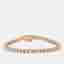 6.00 cts Round Brilliant Lab Grown Diamonds 18k Rose Gold Tennis Bracelet