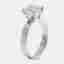 2.00 cts Princess Cut Lab Grown Diamond 18k White Gold Ring Size 51
