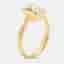 2.00 cts Radiant Brilliant 18k Yellow Gold Lab Grown Diamonds Ring Size 54