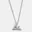 Louis Vuitton LV Volt Diamond 18k White Gold Large Necklace