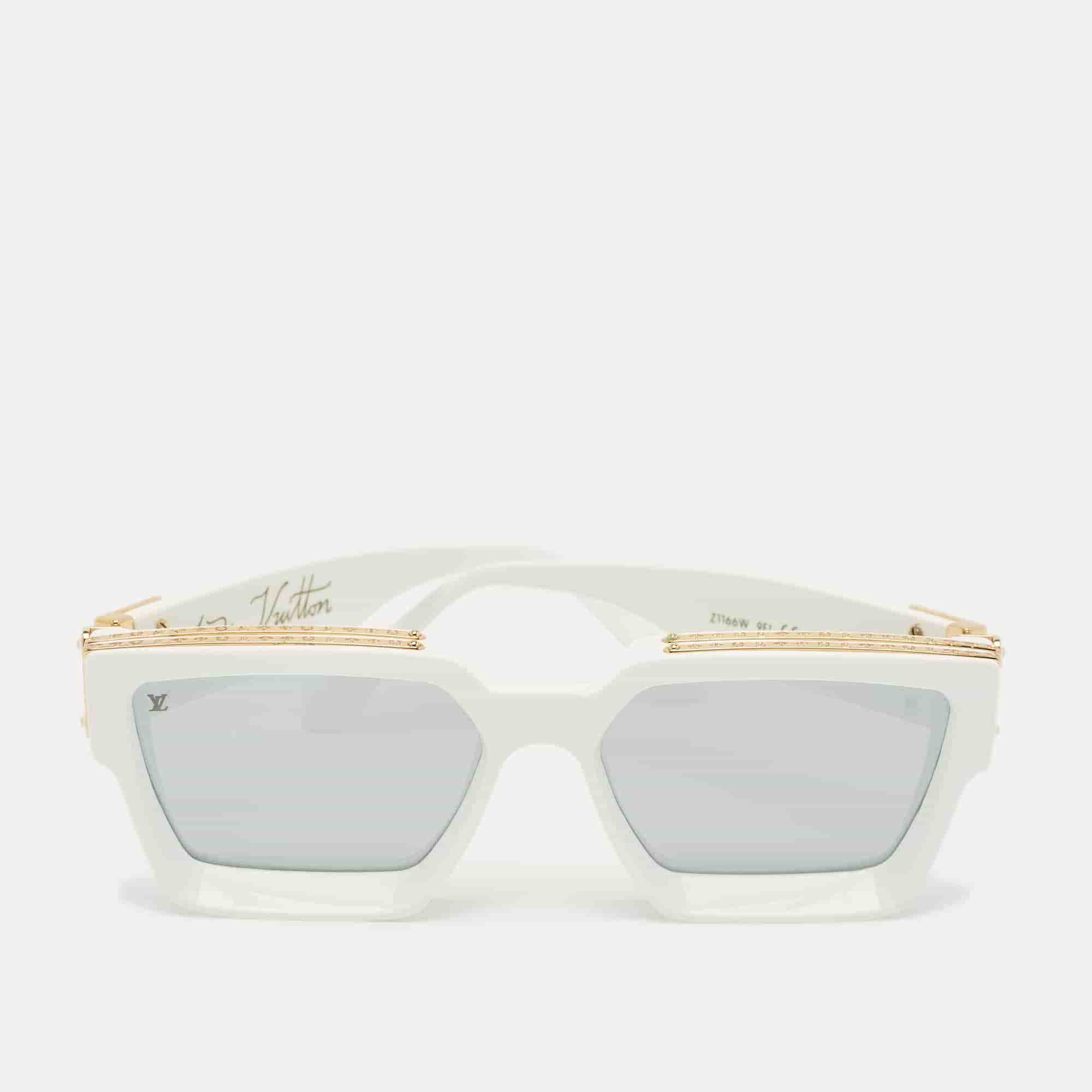 Louis Vuitton White/Black Mirrored Z1166W 1.1 Millionaires Sunglasses