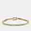 3.50 cts Round Brilliant Lab Grown Diamonds 18k Yellow Gold Tennis Bracelet