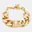 Valentino Chunky Vlogo Gold Tone Chain Link Bracelet