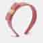 Salvatore Ferragamo Velvet Gold Tone Head Band
