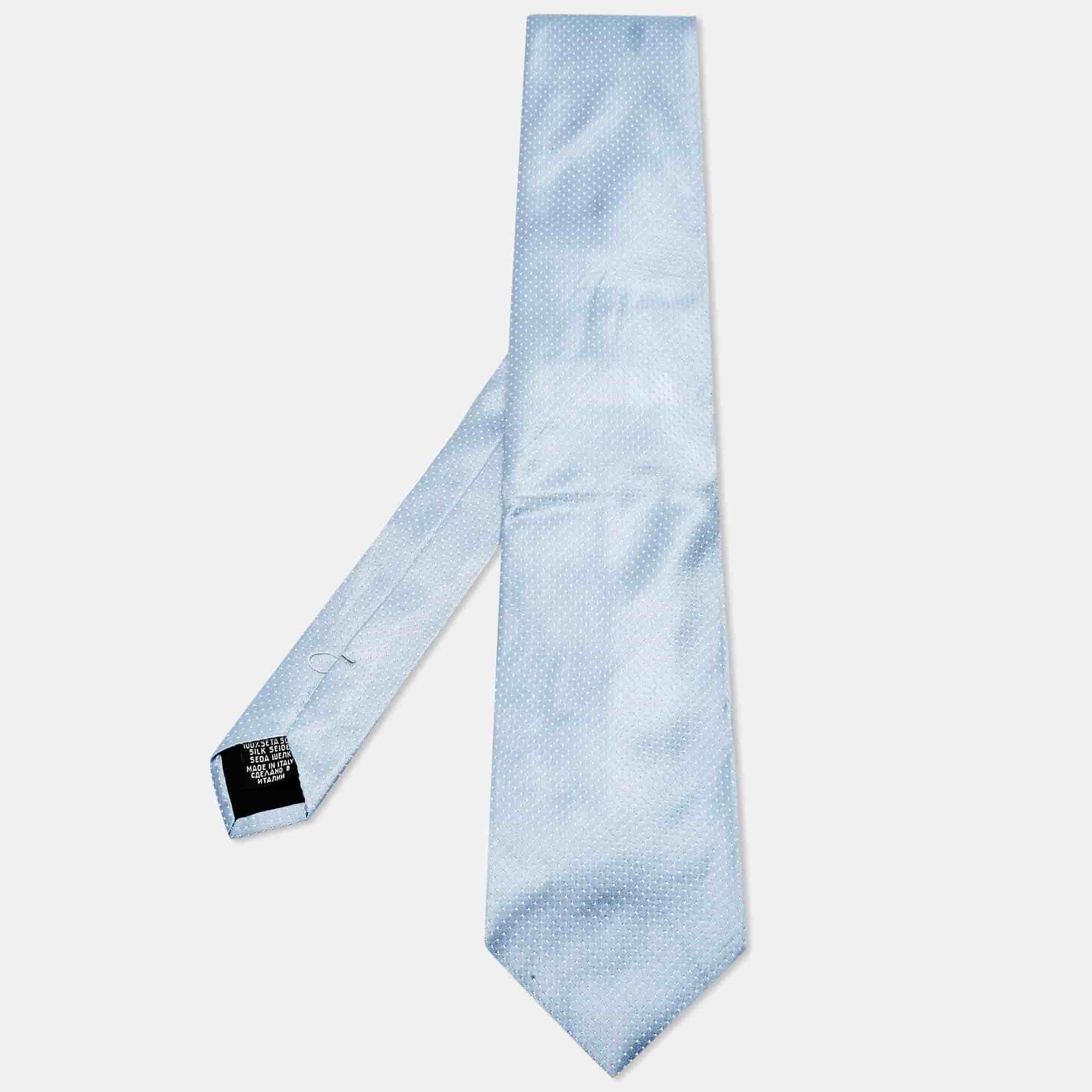 Boss By Hugo Boss Blue Silk Traditional Tie
