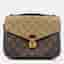 Louis Vuitton Pochette Metis MM Brown Monogram Reverse Crossbody Bag