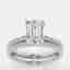 2.5ct 14k White Gold Lab Grown Diamond Bridal Set