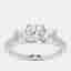 2ct 14k White Gold Lab Grown Diamond Engagement Ring