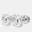 5.45ct 14k White Gold Lab Grown Diamond Basic Stud Earring
