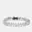 13.5 cts Pear and Marquise Lab Grown Diamond 18k White Gold Bracelet