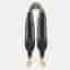 Dior Navy Blue/Black Embroidered Canvas and Leather Bag Shoulder Strap
