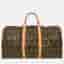 Louis Vuitton Keepall 50 Khaki Monogram Graffiti Duffle Bag