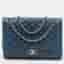 Chanel Blue Quilted Leather Maxi Classic Single Flap Bag