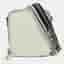 Prada White Leather Logo Embossed Vertical Shape Shoulder Bag