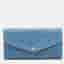 Louis Vuitton Sarah Blue Leather Continental Wallet