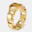 Dior CD Gold Tone Ring Size 56