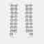 8.4 cts Round Lab Grown Diamonds 18k White Gold Earrings